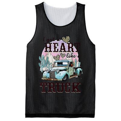 I Got A Heart Like A Truck Runs On Dreams Mesh Reversible Basketball Jersey Tank