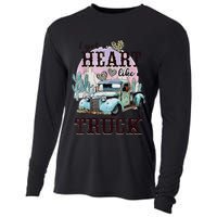 I Got A Heart Like A Truck Runs On Dreams Cooling Performance Long Sleeve Crew