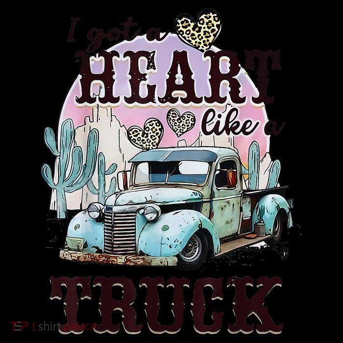 I Got A Heart Like A Truck Runs On Dreams Cooling Performance Long Sleeve Crew