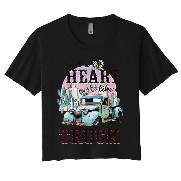 I Got A Heart Like A Truck Runs On Dreams Crop Top