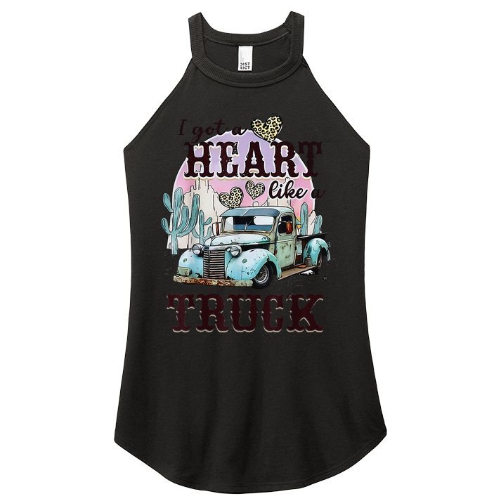 I Got A Heart Like A Truck Runs On Dreams Women's Perfect Tri Rocker Tank