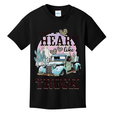 I Got A Heart Like A Truck Runs On Dreams Kids T-Shirt