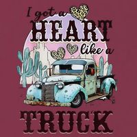 I Got A Heart Like A Truck Runs On Dreams 16oz Travel Tumbler