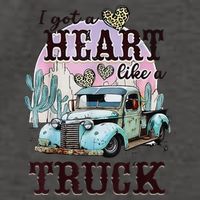 I Got A Heart Like A Truck Runs On Dreams Vector Backpack