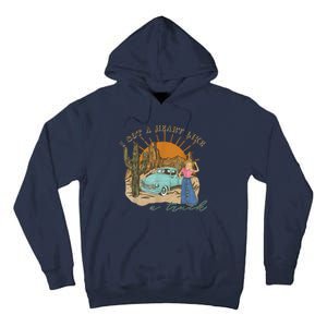 I Got A Heart Like A Truck Western Boho Sunset Girl Desert Tall Hoodie