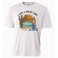 I Got A Heart Like A Truck Western Boho Sunset Girl Desert Cooling Performance Crew T-Shirt