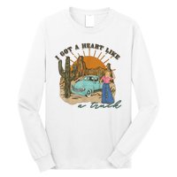 I Got A Heart Like A Truck Western Boho Sunset Girl Desert Long Sleeve Shirt