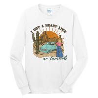 I Got A Heart Like A Truck Western Boho Sunset Girl Desert Tall Long Sleeve T-Shirt