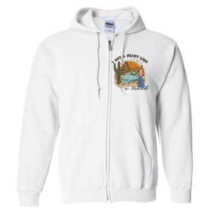 I Got A Heart Like A Truck Western Boho Sunset Girl Desert Full Zip Hoodie