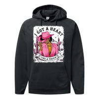 I Got A Heart Like A Truck Western Black Cowgirl African Performance Fleece Hoodie