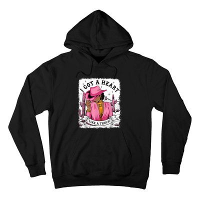 I Got A Heart Like A Truck Western Black Cowgirl African Hoodie