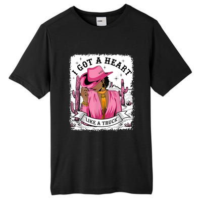 I Got A Heart Like A Truck Western Black Cowgirl African Tall Fusion ChromaSoft Performance T-Shirt