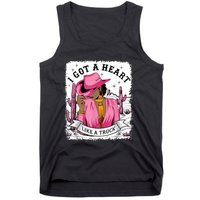 I Got A Heart Like A Truck Western Black Cowgirl African Tank Top