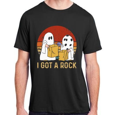 I Got A Rock Halloween Trick Or Treat Ghost Adult ChromaSoft Performance T-Shirt