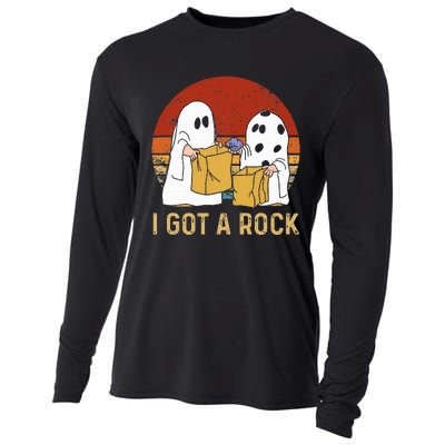 I Got A Rock Halloween Trick Or Treat Ghost Cooling Performance Long Sleeve Crew