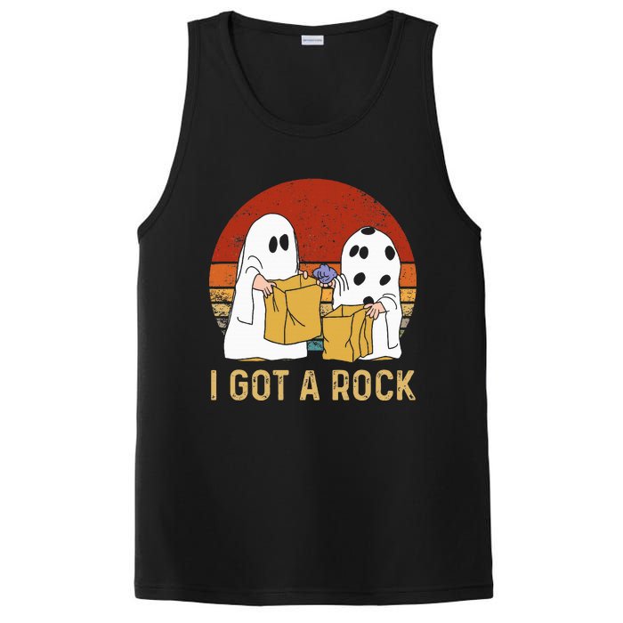 I Got A Rock Halloween Trick Or Treat Ghost PosiCharge Competitor Tank