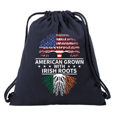 Ireland Gift American Grown Irish Roots Great Gift Drawstring Bag