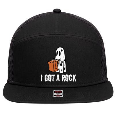 I Got A Rock Halloween 7 Panel Mesh Trucker Snapback Hat