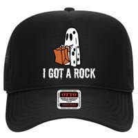 I Got A Rock Halloween High Crown Mesh Back Trucker Hat