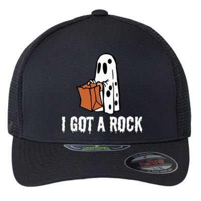 I Got A Rock Halloween Flexfit Unipanel Trucker Cap