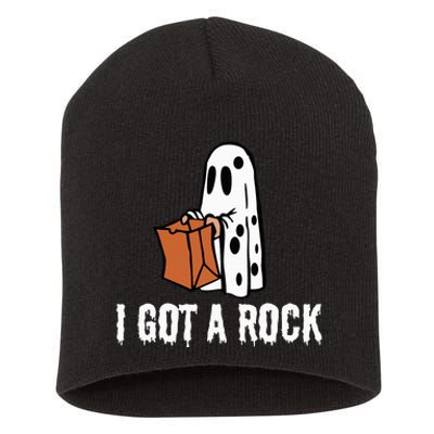 I Got A Rock Halloween Short Acrylic Beanie