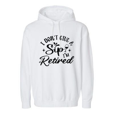 IDont Give AZip Garment-Dyed Fleece Hoodie