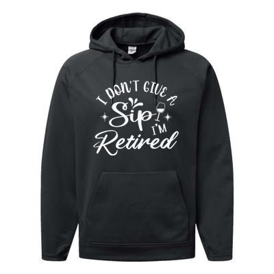 IDont Give AZip White Performance Fleece Hoodie