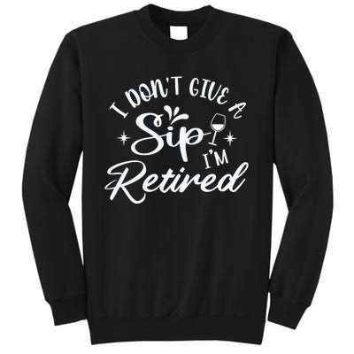 IDont Give AZip White Sweatshirt