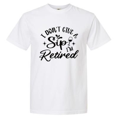 IDont Give AZip White Garment-Dyed Heavyweight T-Shirt