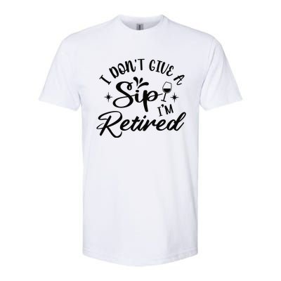 IDont Give AZip White Softstyle CVC T-Shirt