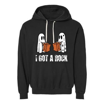 I Got A Rock Halloween Garment-Dyed Fleece Hoodie