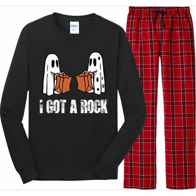 I Got A Rock Halloween Long Sleeve Pajama Set