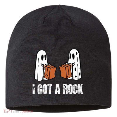 I Got A Rock Halloween Sustainable Beanie