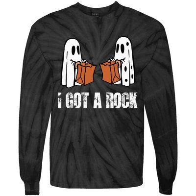 I Got A Rock Halloween Tie-Dye Long Sleeve Shirt