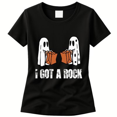 I Got A Rock Halloween Womens T-Shirt