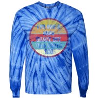 Ive Got A Good Heart But This Mouth Tho Funny Saying Gift Tie-Dye Long Sleeve Shirt