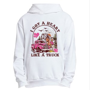 I Got A Heart Like A Truck Western Country Music Cowboy Urban Pullover Hoodie