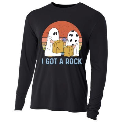 I Got A Rock Funny Halloween Gift For Halloween Season Cooling Performance Long Sleeve Crew