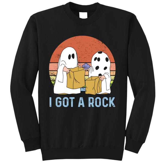 I Got A Rock Funny Halloween Gift For Halloween Season Tall Sweatshirt