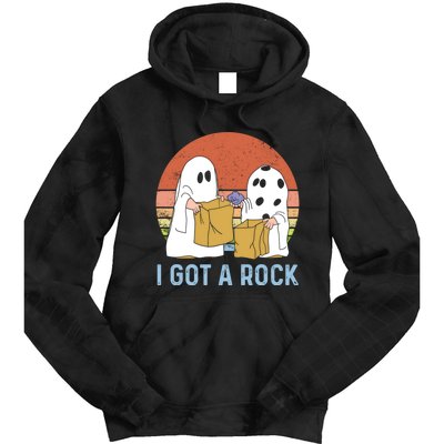 I Got A Rock Funny Halloween Gift For Halloween Season Tie Dye Hoodie