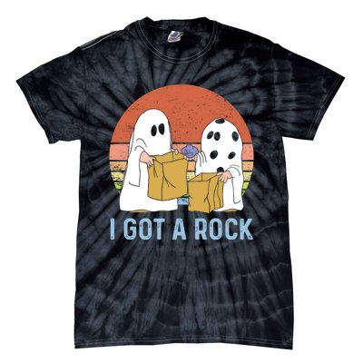 I Got A Rock Funny Halloween Gift For Halloween Season Tie-Dye T-Shirt