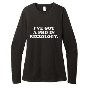 Ive Got A Phd In Rizzology Womens CVC Long Sleeve Shirt