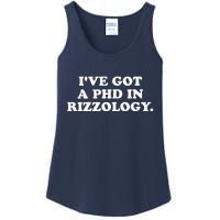 Ive Got A Phd In Rizzology Ladies Essential Tank