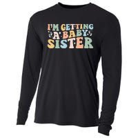 IM Getting A Baby Sister Baby Announcement Gender Reveal Cooling Performance Long Sleeve Crew