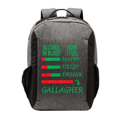 Irish Gallagher & Alcohol St Patrick Day Apparel Design Gift Vector Backpack
