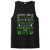 Irish Girls Are Whiskey On Ice St. Patrick's Day Funny Gift PosiCharge Competitor Tank