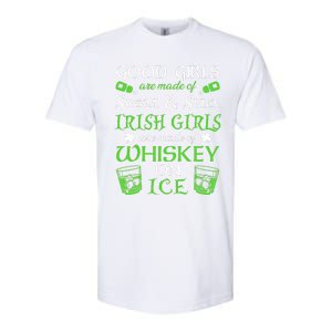 Irish Girls Are Whiskey On Ice St. Patrick's Day Funny Gift Softstyle CVC T-Shirt