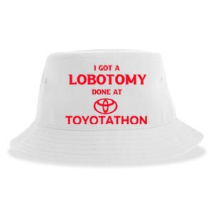 I Got A Lobotomy Done At Toyotathon Sustainable Bucket Hat