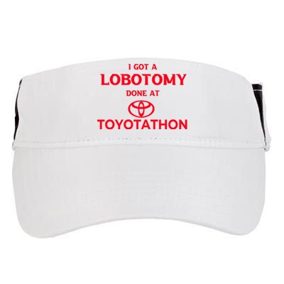 I Got A Lobotomy Done At Toyotathon Adult Drive Performance Visor