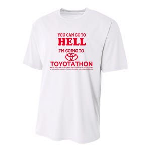 I Got A Lobotomy Done At Toyotathon Youth Performance Sprint T-Shirt